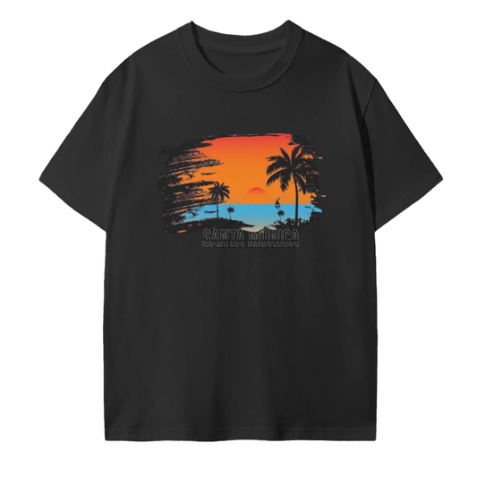 Sunset Regular Fit Seamless T-Shirt - 200 GSM